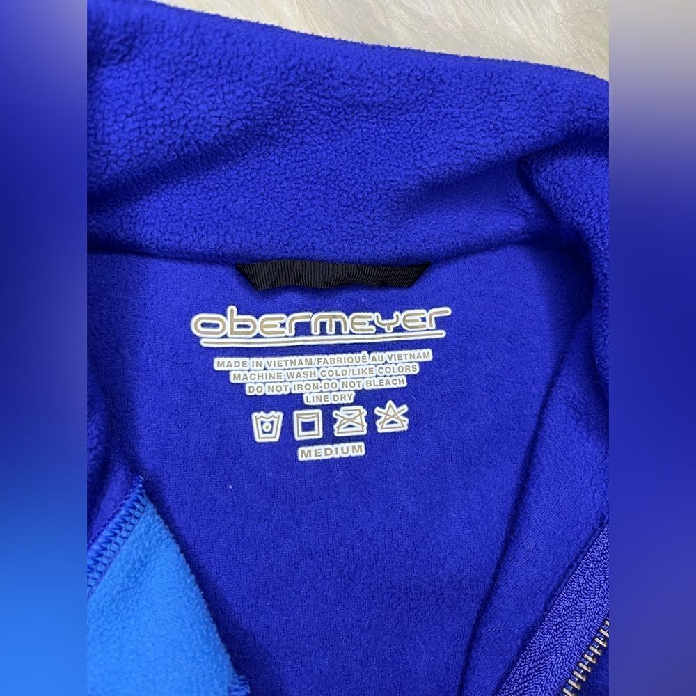 Obermeyer purple fleece pullover sz medium - Picture 2 of 4